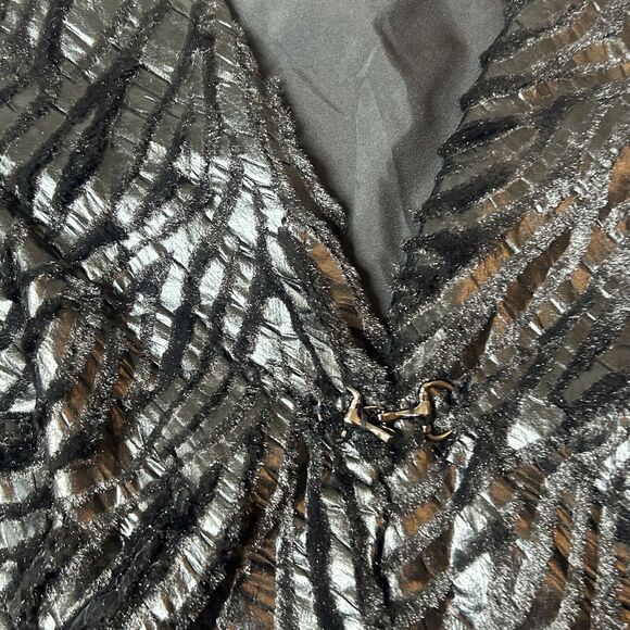 Conrad C Women’s 18 Vest Artsy Black Chic Career Zebra Art Pockets (tacked)Soft - Picture 2 of 13